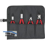 KNIPEX Sicherungsringzangen-Set 4-teilig 001956V01 in Rolltasche schwarz