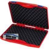 KNIPEX Elektro-Werkzeugbox leer 00215LE, 340x55x265 mm, Kunststoffkoffer rot