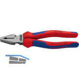 KNIPEX Kraft-Kombizange, poliert, 2-K Griffe 200 mm