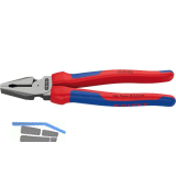 KNIPEX Kraft-Kombizange, poliert, 2-K Griffe 225 mm
