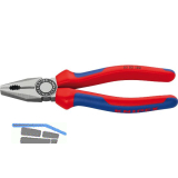 KNIPEX Kombizange, poliert, 2-K 180 mm