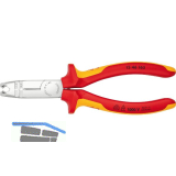 KNIPEX Abmantelungszange VDE 1346, f�r Kabel 8-13 mm, 0,75-1,5/2,5 mm�, L=165 mm