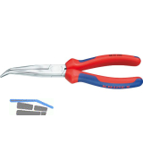 KNIPEX Mechanikerzange, verchromt, gebogen 200 mm