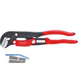 KNIPEX S-Maul-Rohrzange 8361 mit Schnelleinstellung 1.1/2", L=420 mm, grau