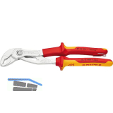 KNIPEX Wasserpumpenzange Cobra� VDE 8726T 24-fach verstellbar, mit �se, L=250 mm