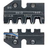 KNIPEX Crimpeinsatz 974904, unisolierte offene Steckverbinder 2,8+4,8 mm
