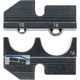 KNIPEX Crimpeinsatz 974916, isolierte Kabelschuhe + Kabelverbinder 10-16 mm�