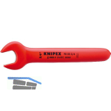 KNIPEX Einmaulschl�ssel isoliert Zoll, SW 3/4", Maulstellung 15�, L=190,5 mm
