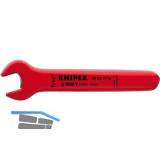 KNIPEX Einmaulschl�ssel isoliert Zoll, SW 7/16", Maulstellung 15�, L=120,7 mm