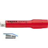 KNIPEX Verl�ngerung isoliert 3/8" Type 9835, mit Innen-/Au�envierkant, L=125 mm