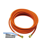 Propangasschlauch mit Anschluss L�nge 10 m 6,3 x 5 mm