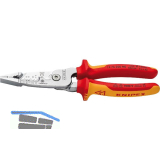 KNIPEX Abmantelungszange VDE 1376200ME f�r Kabel 0,5-6,0 mm� L=200 mm