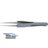 KNIPEX Gummi-Pinzette 922110ESD Edelstahl L�nge 123 mm