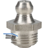 Kegelkopf (Hydraulik) Schmiernippel gerade H1 Gewinde Gr��e R1/8"