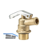 PRESSOL Fassablassventil mit Selbstschlussventil Gewinde Gr��e 3/4"A