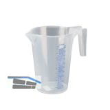 PRESSOL Messbecher transparent Polypropylen Inhalt 1,0 Liter