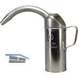 PRESSOL Messbecher Wei�blech inklusive Flexauslauf Inhalt 2 Liter