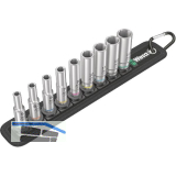 WERA Steckschl�ssel-Satz 1/4" Zyklop Belt A Deep1 9-teilig