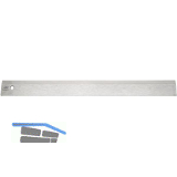 HELIOS PREISSER Stahllineal mattverchromt mit Fase L�nge 500 mm