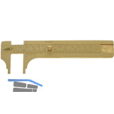 HELIOS PREISSER Knopfma� Messing Messbereich 0-100 mm