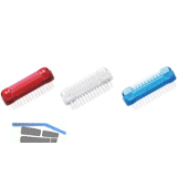 MASTA Nagelb�rste Nylon verschiedenf�rbig doppelt L�nge 9 cm
