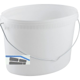 Eimer Oval 5,5L wei� mit B�gel ohne Deckel