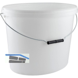 Eimer Oval 18L wei� mit B�gel ohne Deckel