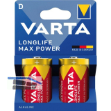 VARTA Batterie Longlife Max Power LR20/D 1,5 Volt 2 St�ck