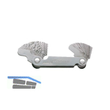 Gewindeschablone aus Stahl ausklappbar mit Fixierschraube 52 Blatt