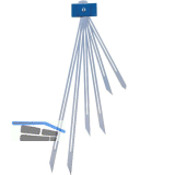 HEDUE Treppenspinne mit sechs Tastlehren