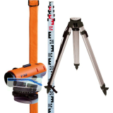 NEDO Nivellier-Set F32 mit Teleskoplatte und Stativ IP54