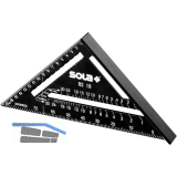 SOLA Sparrenwinkel RS 18 185 x 185 mm schwarz beschichtet