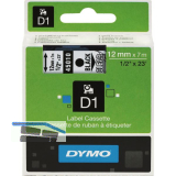 Dymo-Kassetten Beschriftungsband D1 schwarz/blau Breite 12 mm L�nge 7 m