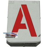 Signierschablonen-Satz Buchstaben 40 mm
