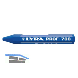 LYRA Wachskreide 798 Sechskantform blau Inhalt 12 St�ck