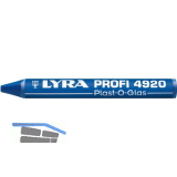 LYRA Wachskreide 4920 Plast-O-Glas runde Form blau Inhalt 12 St�ck