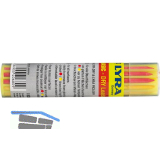 LYRA Ersatzminen-Set graphit/rot/gelb z. Tieflochmarker Lyra Dry Profi LED/12 St