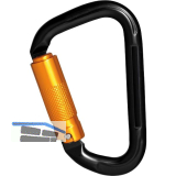 KRATOS Karabiner Aluminium keylock schwarz �ffnungsweite 19,5 mm