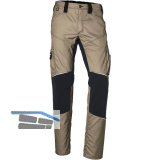 K�BLER Stretchhose Activiq sandbraun/schwarz 50