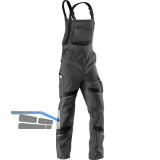K�BLER Latzhose Activiq 3250 anthrazit/schwarz 58