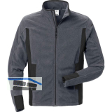 FRISTADS Fleecejacke 4003 MFL grau/schwarz XXL