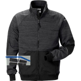 FRISTADS Sweatjacke 7052 SMP grau/schwarz L