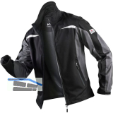 K�BLER Ultrashelljacke Form 1141 schwarz/anthrazit S