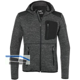 K�BLER Strickjacke Light Form 1441 anthrazit/schwarz XXL