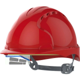JSP Industrieschutzhelm EVO�3 EN 397 OneTouch-Gleitverschluss Farbe rot