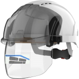JSP Industrieschutzhelm EVO�VISTAshield� EN 397 bel�ftet Farbe wei�/Rauchglas