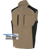 K�BLER Weste Activiq 7250 sandbraun/schwarz M