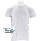 FRUIT OF THE LOOM T-Shirt Iconic T Type F130 grau/meliert S