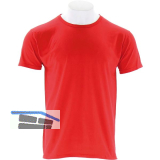 FRUIT OF THE LOOM T-Shirt Iconic T Type F130 rot L