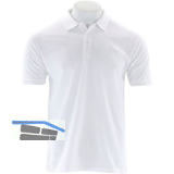 FRUIT OF THE LOOM Polo-Shirt Piqu� Type F502 wei� L